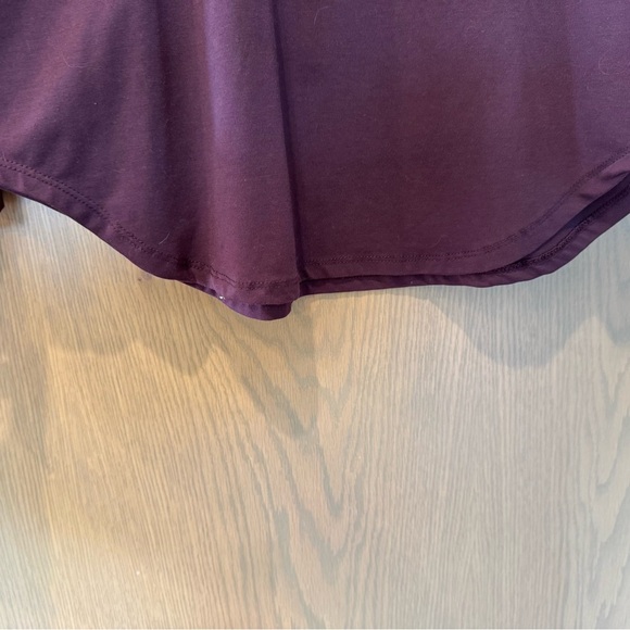 Cuts Clothing Pyca Pro Long Sleeve Henley Elongated Maroon Pullover / xlarge - Picture 4 of 10